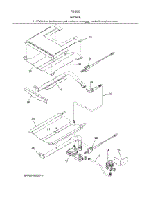 Burner parts for Kenmore Wall Oven 790.40309410 (79040309410, 790 40309410) from AppliancePartsPros.com