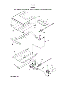 Burner parts for Kenmore Wall Oven 790.40302411 (79040302411, 790 40302411) from AppliancePartsPros.com