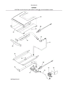 Burner parts for Kenmore Wall Oven 790.40303410 (79040303410, 790 40303410) from AppliancePartsPros.com