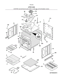 Upper Oven parts for Kenmore Wall Oven 790.40252411 (79040252411, 790 40252411) from AppliancePartsPros.com