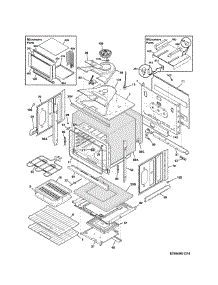 Lower Oven parts for Kenmore Wall Oven 790.49619314 (79049619314, 790 49619314) from AppliancePartsPros.com