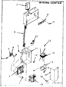 Wiring Center parts for Kenmore Furnace 867.775951 (867775951, 867 775951) from AppliancePartsPros.com
