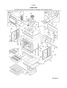 Lower Oven parts for Kenmore Wall Oven 790.49609314 (79049609314, 790 49609314) from AppliancePartsPros.com