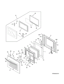 Doors parts for Kenmore Wall Oven 790.49603313 (79049603313, 790 49603313) from AppliancePartsPros.com
