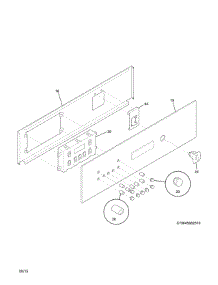 Control Panel parts for Kenmore Wall Oven 790.45082510 (79045082510, 790 45082510) from AppliancePartsPros.com