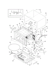 Microwave parts for Kenmore Wall Oven 790.49609311 (79049609311, 790 49609311) from AppliancePartsPros.com