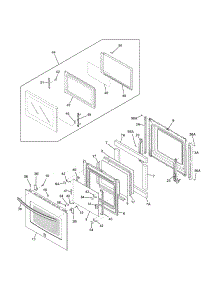 Doors parts for Kenmore Wall Oven 790.49603311 (79049603311, 790 49603311) from AppliancePartsPros.com