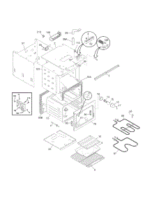 Upper Oven parts for Kenmore Wall Oven 790.40612802 (79040612802, 790 40612802) from AppliancePartsPros.com
