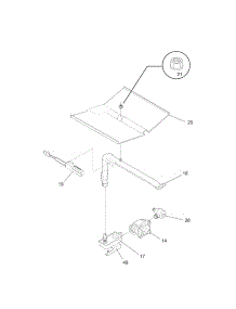 Burner parts for Kenmore Wall Oven 790.30522802 (79030522802, 790 30522802) from AppliancePartsPros.com