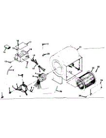 Blower (Models 867.763451 & 867.763461) parts for Kenmore Furnace 867.763471 (867763471, 867 763471) from AppliancePartsPros.com