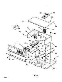 Control Panel parts for Kenmore Wall Oven 911.47602100 (91147602100, 911 47602100) from AppliancePartsPros.com