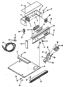 Control Panel parts for Kenmore Wall Oven 278.4238891 (2784238891, 278 4238891) from AppliancePartsPros.com