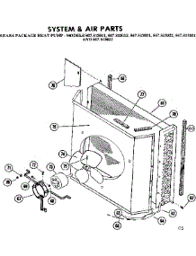 System And Air Parts parts for Kenmore Heat Pump System 867.813011 (867813011, 867 813011) from AppliancePartsPros.com