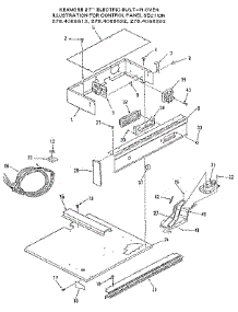 Panel Section parts for Kenmore Wall Oven 278.4088893 (2784088893, 278 4088893) from AppliancePartsPros.com