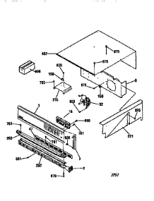 Control parts for Kenmore Wall Oven 911.47465791 (91147465791, 911 47465791) from AppliancePartsPros.com