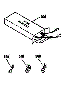 Wire Harness And Components parts for Kenmore Wall Oven 911.4742593 (9114742593, 911 4742593) from AppliancePartsPros.com