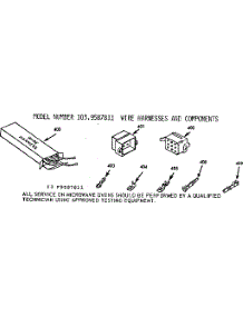 Wire Harnesses And Components parts for Kenmore Wall Oven 103.9587811 (1039587811, 103 9587811) from AppliancePartsPros.com