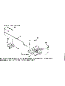 Power Lock Section parts for Kenmore Wall Oven 103.9887812 (1039887812, 103 9887812) from AppliancePartsPros.com