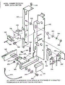 Door Catch Section parts for Kenmore Wall Oven 103.9887812 (1039887812, 103 9887812) from AppliancePartsPros.com