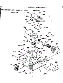 Microwave Power Module parts for Kenmore Wall Oven 103.9567810 (1039567810, 103 9567810) from AppliancePartsPros.com