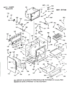 Body Section parts for Kenmore Wall Oven 103.9567810 (1039567810, 103 9567810) from AppliancePartsPros.com