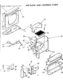 Air Flow And Control Parts parts for Kenmore Heat Pump System 106.7771811 (1067771811, 106 7771811) from AppliancePartsPros.com