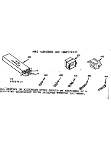 Wire Harness And Components parts for Kenmore Wall Oven 103.9567810 (1039567810, 103 9567810) from AppliancePartsPros.com