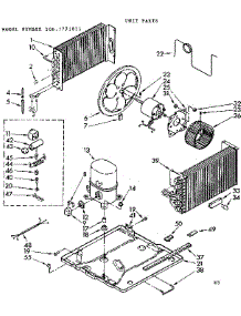 Unit Parts parts for Kenmore Heat Pump System 106.7771811 (1067771811, 106 7771811) from AppliancePartsPros.com