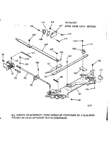 Oven Door Lock Section parts for Kenmore Wall Oven 103.9567812 (1039567812, 103 9567812) from AppliancePartsPros.com