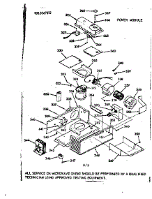 Microwave Power Module parts for Kenmore Wall Oven 103.9567812 (1039567812, 103 9567812) from AppliancePartsPros.com
