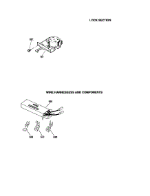 Lock / Wire Harness / Components parts for Kenmore Wall Oven 911.47793201 (91147793201, 911 47793201) from AppliancePartsPros.com