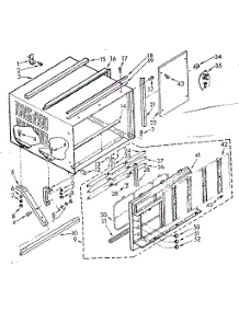 Cabinet Parts parts for Kenmore Heat Pump System 106.741880 (106741880, 106 741880) from AppliancePartsPros.com