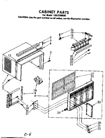 Cabinet Parts parts for Kenmore Heat Pump System 106.8700580 (1068700580, 106 8700580) from AppliancePartsPros.com