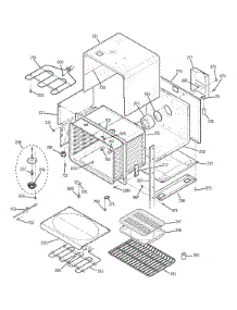 Upper Body parts for Kenmore Wall Oven 911.49054201 (91149054201, 911 49054201) from AppliancePartsPros.com