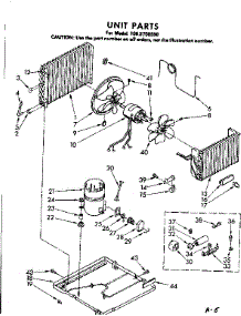 Unit Parts parts for Kenmore Heat Pump System 106.8700580 (1068700580, 106 8700580) from AppliancePartsPros.com