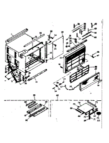 Cabinet Parts parts for Kenmore Heat Pump System 106.69801 (10669801, 106 69801) from AppliancePartsPros.com