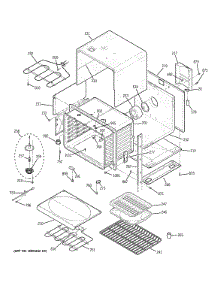 Upper Body parts for Kenmore Wall Oven 911.49053202 (91149053202, 911 49053202) from AppliancePartsPros.com