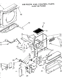 Air Flow And Control Parts parts for Kenmore Heat Pump System 106.7762280 (1067762280, 106 7762280) from AppliancePartsPros.com