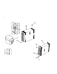 Unit Parts parts for Kenmore Heat Pump System 253.8754110 (2538754110, 253 8754110) from AppliancePartsPros.com