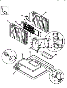Compressor parts for Kenmore Heat Pump System 253.9754112 (2539754112, 253 9754112) from AppliancePartsPros.com