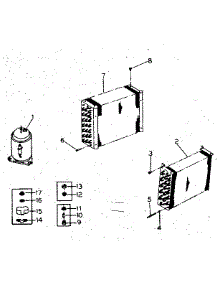 Unit Parts parts for Kenmore Heat Pump System 253.8753111 (2538753111, 253 8753111) from AppliancePartsPros.com