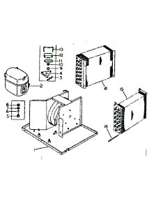 Unit Parts parts for Kenmore Heat Pump System 253.72141 (25372141, 253 72141) from AppliancePartsPros.com