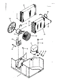 Refrigeration System & Air Handling parts for Kenmore Heat Pump System 253.73540 (25373540, 253 73540) from AppliancePartsPros.com