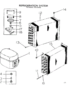 Refrigeration System parts for Kenmore Heat Pump System 253.7791450 (2537791450, 253 7791450) from AppliancePartsPros.com