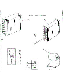 Refrigeration System Parts parts for Kenmore Heat Pump System 253.71290 (25371290, 253 71290) from AppliancePartsPros.com