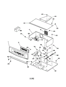 Control Section parts for Kenmore Wall Oven 911.47749200 (91147749200, 911 47749200) from AppliancePartsPros.com