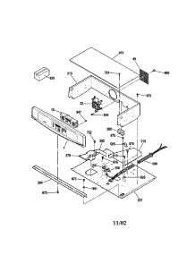 Control parts for Kenmore Wall Oven 911.47712200 (91147712200, 911 47712200) from AppliancePartsPros.com