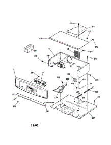 Control Panel parts for Kenmore Wall Oven 911.47619200 (91147619200, 911 47619200) from AppliancePartsPros.com