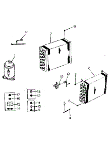 Unit Parts parts for Kenmore Heat Pump System 253.8765101 (2538765101, 253 8765101) from AppliancePartsPros.com