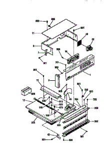 Control Section parts for Kenmore Wall Oven 911.40469690 (91140469690, 911 40469690) from AppliancePartsPros.com